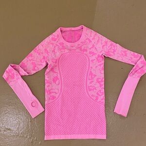 lululemon athletica Pink Long Sleeve Top